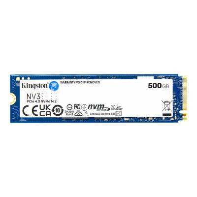 Накопичувач SSD 500GB M.2 NVMe Kingston NV3 M.2 2280 PCIe Gen4.0 x4 (SNV3S/500G)