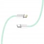 Кабель ColorWay Lightning + USB Type-C (M/M), 3.0 А, 1 м, Green (CW-CBPDCL061-G)