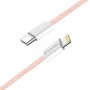 Кабель ColorWay Lightning + USB Type-C (M/M), 3.0 А, 1 м, Pink (CW-CBPDCL061-P)