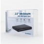 Купить ᐈ Кривой Рог ᐈ Низкая цена ᐈ Внешний карман Gembird SATA HDD 2.5", USB 3.1, алюминий, Black (EE2-U3S-6)