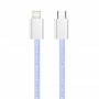 Кабель ColorWay Lightning + USB Type-C (M/M), 3.0 А, 1 м, Purple (CW-CBPDCL061-PU)