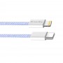 Кабель ColorWay Lightning + USB Type-C (M/M), 3.0 А, 1 м, Purple (CW-CBPDCL061-PU)