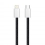 Кабель ColorWay Lightning + USB Type-C (M/M), 3.0 А, 1 м, Black (CW-CBPDCL061-BK)