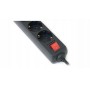 Купить ᐈ Кривой Рог ᐈ Низкая цена ᐈ Фильтр питания REAL-EL RS-6 Protect USB 3m Black