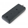 Купить ᐈ Кривой Рог ᐈ Низкая цена ᐈ Фильтр питания REAL-EL RS-8 Protect USB 3.0m Black