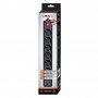 Купить ᐈ Кривой Рог ᐈ Низкая цена ᐈ Фильтр питания REAL-EL RS-6 Protect USB 5m Black