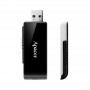 Купить ᐈ Кривой Рог ᐈ Низкая цена ᐈ Флеш-накопитель USB3.2 64GB Apacer AH350 Black (AP64GAH350B-1)