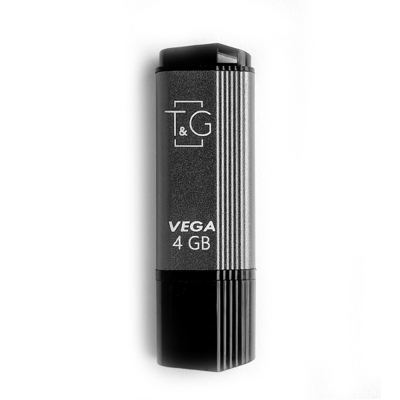 Купить ᐈ Кривой Рог ᐈ Низкая цена ᐈ Флеш-накопитель USB 4GB T&G 121 Vega Series Grey (TG121-4GBGY)