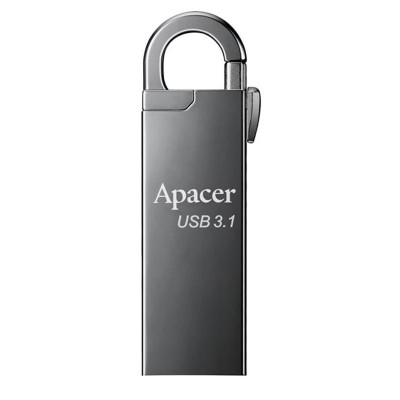 Купить ᐈ Кривой Рог ᐈ Низкая цена ᐈ Флеш-накопитель USB3.1 32GB Apacer AH15A Black (AP32GAH15AA-1)