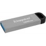 Купить ᐈ Кривой Рог ᐈ Низкая цена ᐈ Флеш-накопитель USB3.2 128GB Kingston DataTraveler Kyson Silver/Black (DTKN/128GB)