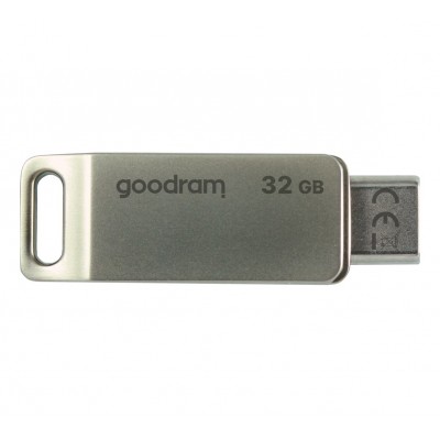 Купить ᐈ Кривой Рог ᐈ Низкая цена ᐈ Флеш-накопитель USB3.2 32GB OTG Type-C GOODRAM ODA3 Silver (ODA3-0320S0R11)