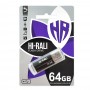 Купить ᐈ Кривой Рог ᐈ Низкая цена ᐈ Флеш-накопитель USB 64GB Hi-Rali Corsair Series Black (HI-64GBCORBK)