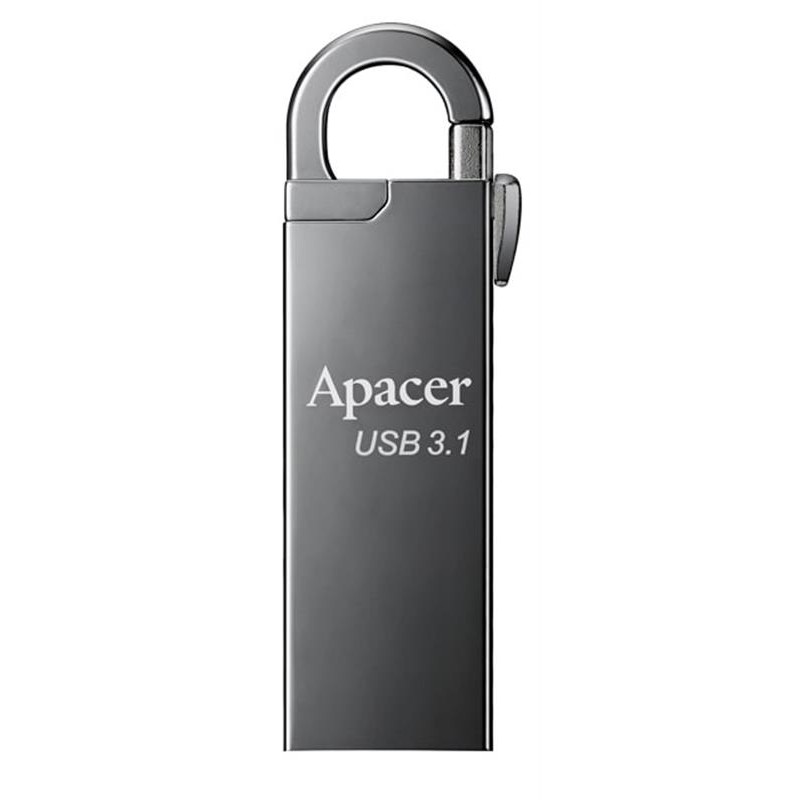 Купить ᐈ Кривой Рог ᐈ Низкая цена ᐈ Флеш-накопитель USB3.1 64GB Apacer AH15A Black (AP64GAH15AA-1)