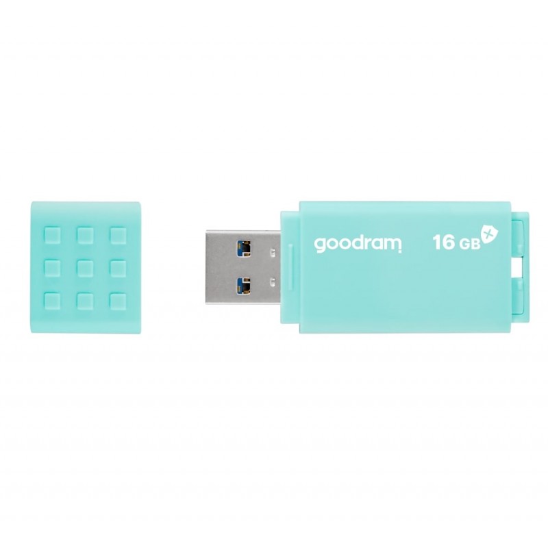 Купить ᐈ Кривой Рог ᐈ Низкая цена ᐈ Флеш-накопитель USB3.2 16GB GOODRAM UME3 Care Green (UME3-0160CRR11)
