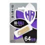 Купить ᐈ Кривой Рог ᐈ Низкая цена ᐈ Флеш-накопитель USB 64GB Hi-Rali Shuttle Series Gold (HI-64GBSHGD)