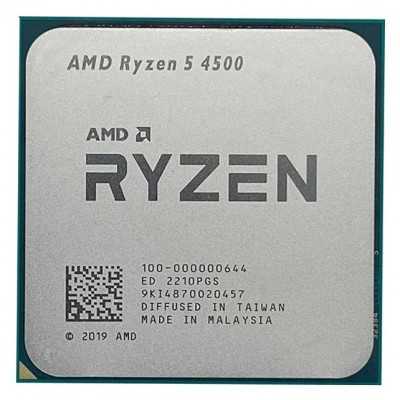 Купить ᐈ Кривой Рог ᐈ Низкая цена ᐈ Процессор AMD Ryzen 5 4500 (3.6GHz 8MB 65W AM4) Tray (100-000000644)