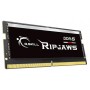 Купить ᐈ Кривой Рог ᐈ Низкая цена ᐈ Модуль памяти SO-DIMM 32GB/4800 DDR5 G.Skill Ripjaws (F5-4800S4039A32GX1-RS)