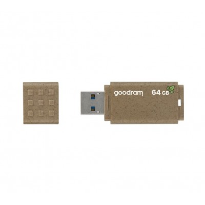 Купить ᐈ Кривой Рог ᐈ Низкая цена ᐈ Флеш-накопитель USB3.2 64GB GOODRAM UME3 Eco Friendly (UME3-0640EFR11)