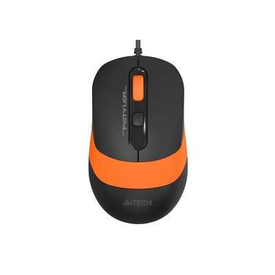 Купить ᐈ Кривой Рог ᐈ Низкая цена ᐈ Мышь A4Tech FM10S Orange/Black USB