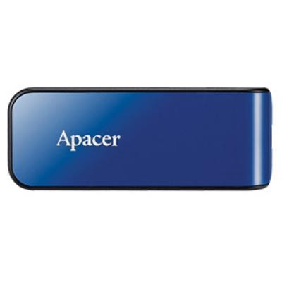 Купить ᐈ Кривой Рог ᐈ Низкая цена ᐈ Флеш-накопитель USB  64GB Apacer AH334 Blue (AP64GAH334U-1)