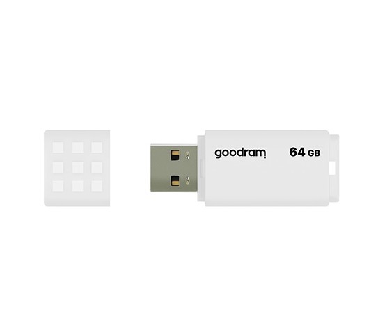 Купить ᐈ Кривой Рог ᐈ Низкая цена ᐈ Флеш-накопитель USB2.0 64GB GOODRAM UME2 White (UME2-0640W0R11)
