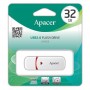 Купить ᐈ Кривой Рог ᐈ Низкая цена ᐈ Флеш-накопитель USB 32GB Apacer AH333 White (AP32GAH333W-1)