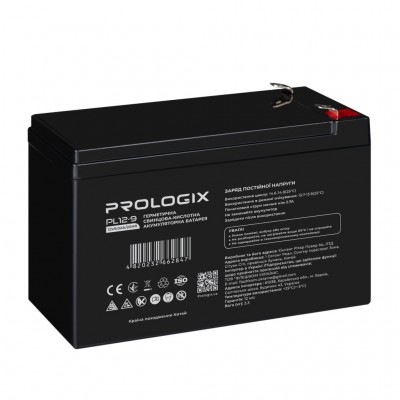 Акумуляторна батарея Prologix 12V 9AH (PL12-9) AGM