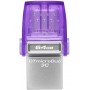 Купить ᐈ Кривой Рог ᐈ Низкая цена ᐈ Флеш-накопитель USB3.2 64GB Type-C Kingston DataTraveler microDuo 3C (DTDUO3CG3/64GB)
