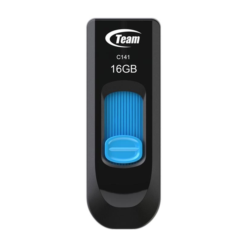 Купить ᐈ Кривой Рог ᐈ Низкая цена ᐈ Флеш-накопитель USB 16GB Team C141 Blue (TC14116GL01)