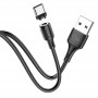 Купить ᐈ Кривой Рог ᐈ Низкая цена ᐈ Кабель Hoco X52 USB - USB Type-C, 1 м, магнитный, Black (X52CB)