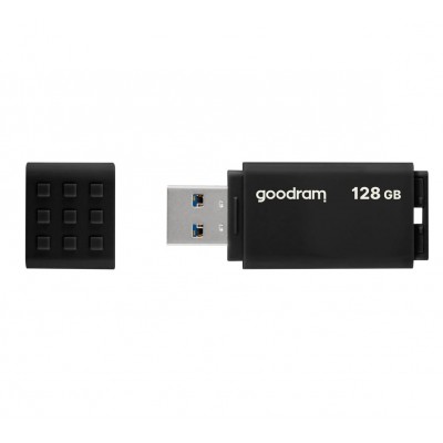 Купить ᐈ Кривой Рог ᐈ Низкая цена ᐈ Флеш-накопитель USB3.2 128GB GOODRAM UME3 Black (UME3-1280K0R11)