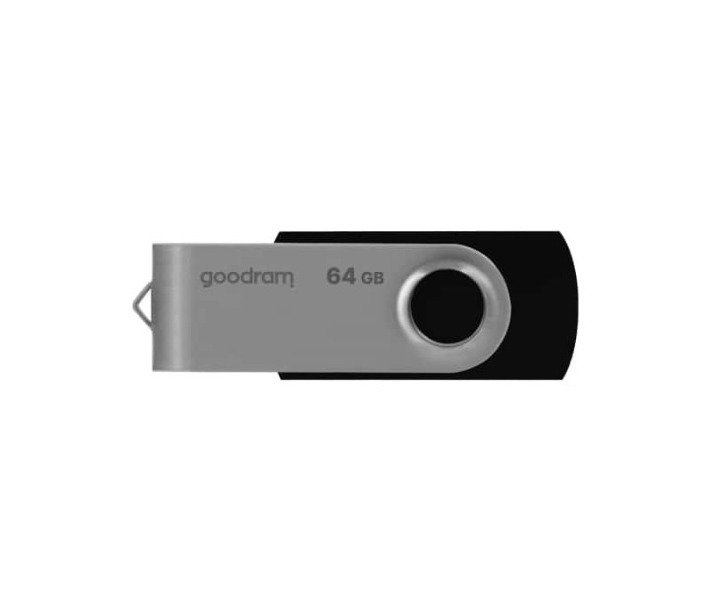 Купить ᐈ Кривой Рог ᐈ Низкая цена ᐈ Флеш-накопитель USB3.2 64GB GOODRAM UTS3 (Twister) Black (UTS3-0640K0R11)