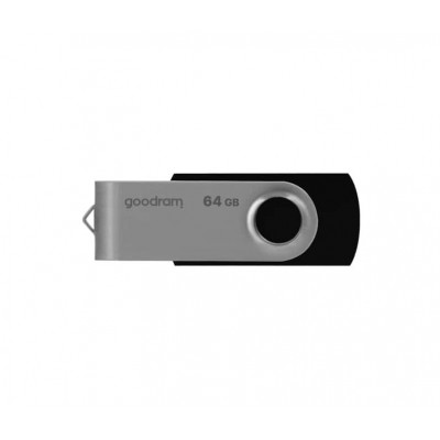 Купить ᐈ Кривой Рог ᐈ Низкая цена ᐈ Флеш-накопитель USB3.2 64GB GOODRAM UTS3 (Twister) Black (UTS3-0640K0R11)