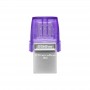 Купить ᐈ Кривой Рог ᐈ Низкая цена ᐈ Флеш-накопитель USB3.2 256GB Type-C Kingston DataTraveler microDuo 3C (DTDUO3CG3/256GB)