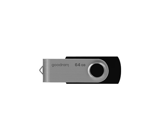 Купить ᐈ Кривой Рог ᐈ Низкая цена ᐈ Флеш-накопитель USB2.0 64GB GOODRAM UTS2 (Twister) Black (UTS2-0640K0R11)