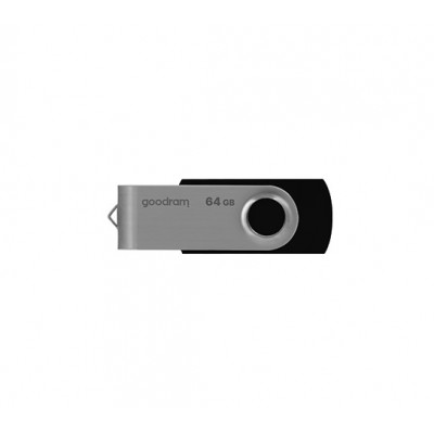 Купить ᐈ Кривой Рог ᐈ Низкая цена ᐈ Флеш-накопитель USB2.0 64GB GOODRAM UTS2 (Twister) Black (UTS2-0640K0R11)