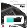 Купить ᐈ Кривой Рог ᐈ Низкая цена ᐈ Флеш-накопитель USB3.2 256GB Kingston DataTraveler Exodia M Black/Teal (DTXM/256GB)