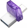 Купить ᐈ Кривой Рог ᐈ Низкая цена ᐈ Флеш-накопитель USB3.2 128GB Type-C Kingston DataTraveler microDuo 3C (DTDUO3CG3/128GB)
