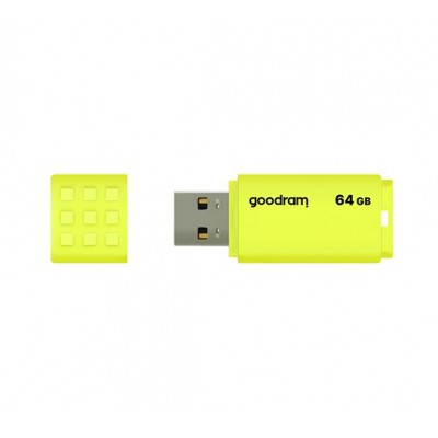 Купить ᐈ Кривой Рог ᐈ Низкая цена ᐈ Флеш-накопитель USB2.0 64GB GOODRAM UME2 Yellow (UME2-0640Y0R11)