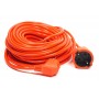 Купить ᐈ Кривой Рог ᐈ Низкая цена ᐈ Удлинитель PowerPlant JY-3024/20 (PPCA10M200S1) 1 розетка, 20 м, оранжевый