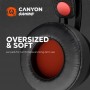 Купить ᐈ Кривой Рог ᐈ Низкая цена ᐈ Гарнитура Canyon GH-8A Black/Orange (CND-SGHS8A)
