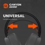 Купить ᐈ Кривой Рог ᐈ Низкая цена ᐈ Гарнитура Canyon GH-8A Black/Orange (CND-SGHS8A)
