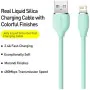 Кабель Baseus Jelly Liquid Silica Gel USB-Lightning, 2.4A, 2м Green (CAGD000106) Купить Кривой Рог