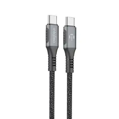 Кабель Intaleo CBGPD60WTT2 USB Type-C - USB Type-C (M/M), 2 м, Grey (1283126518102)