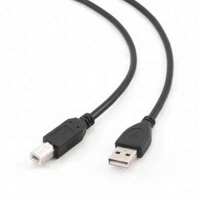 Купить ᐈ Кривой Рог ᐈ Низкая цена ᐈ Кабель Cablexpert USB - USB Type-B V 2.0 (M/M), 3.0 м, черный (CCP-USB2-AMBM-10)