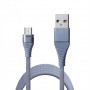 Кабель Grand-X USB-microUSB, Cu, 2.1A, 1.2м Grey (NM012GR)