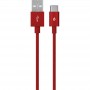 Кабель Ttec AlumiCable USB - USB Type-C (M/M), 1.2 м, Red (2DK18K)