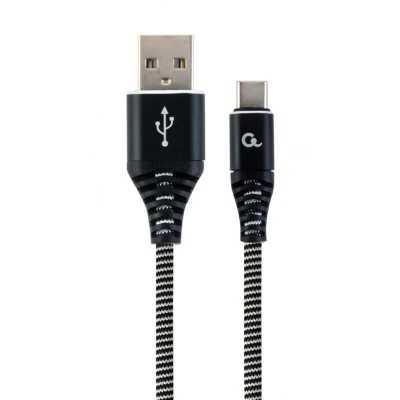 Купить Кабель Cablexpert (CC-USB2B-AMCM-2M-BW), USB2.0 - USB Type C, 2м, Black/White Кривой Рог