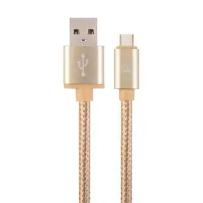 Купить Кабель Cablexpert (CCB-mUSB2B-AMCM-6-G) USB 2.0 - USB Type-C, 1.8м, золотистый Кривой Рог