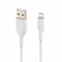 Купить ᐈ Кривой Рог ᐈ Низкая цена ᐈ Кабель Belkin PVC USB - Lightning, 0.15 м White (CAA001BT0MWH)